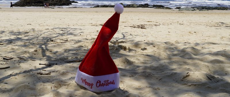 Christmas in Australia beach